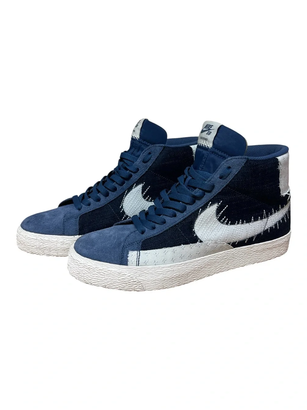 Nike Men’s 2020 Blazer Mid SB 'Sashiko Pack - Mystic Navy' Size 9